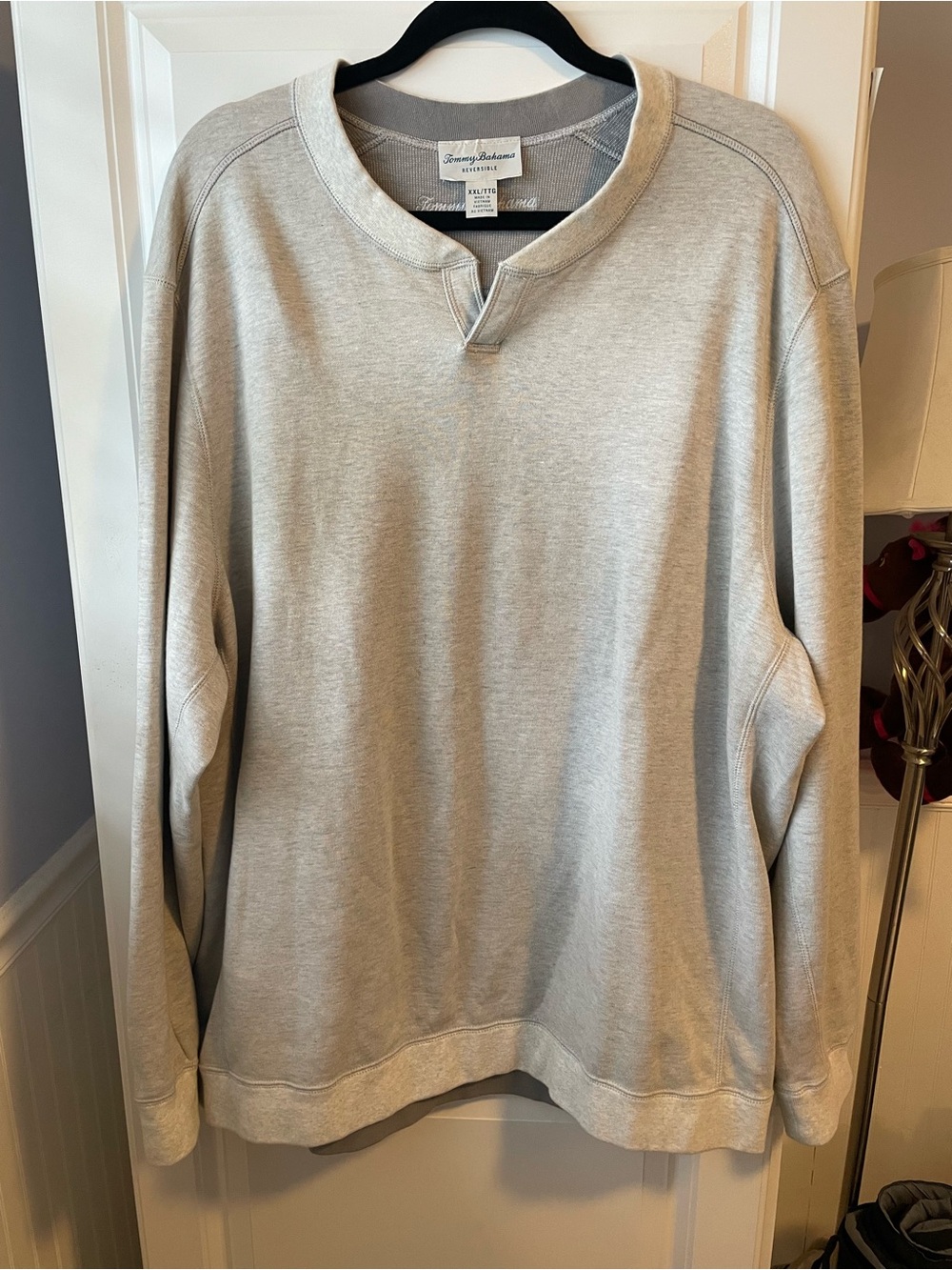 Tommy Bahama Flip Coast Abaco Reversible Sweatshirt XXL Gray